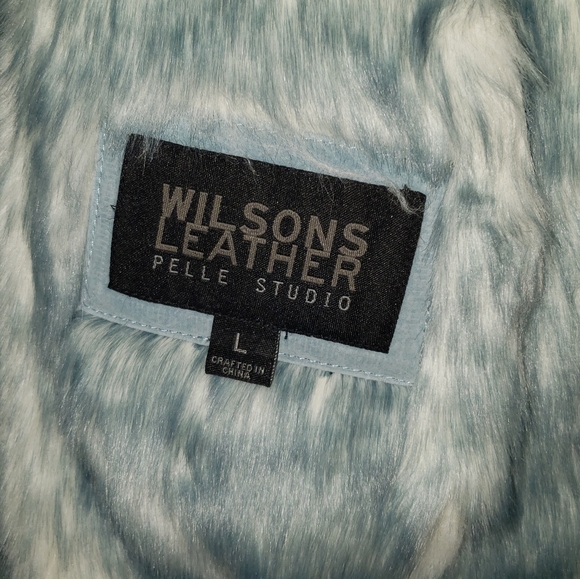 Wilsons Leather jacket with faux fur - Picture 4 of 5